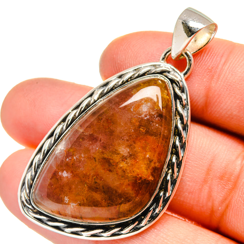 Sunstone Pendants handcrafted by Ana Silver Co - PD17659