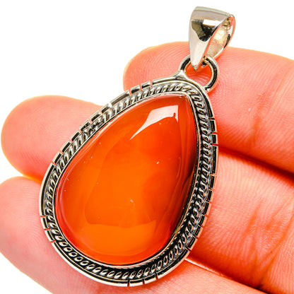 Carnelian Pendants handcrafted by Ana Silver Co - PD17678