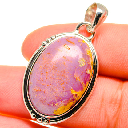 Phosphosiderite Pendants handcrafted by Ana Silver Co - PD17679