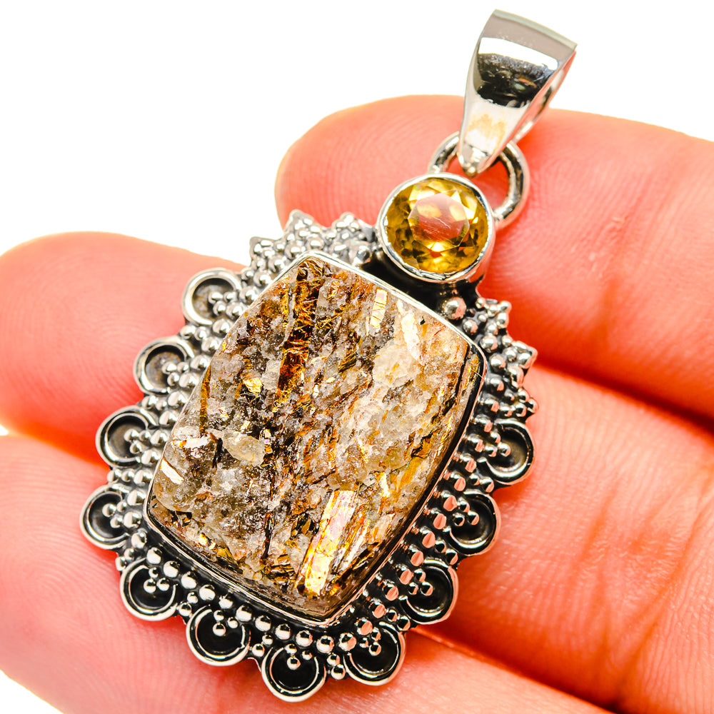 Astrophyllite Pendants handcrafted by Ana Silver Co - PD17695