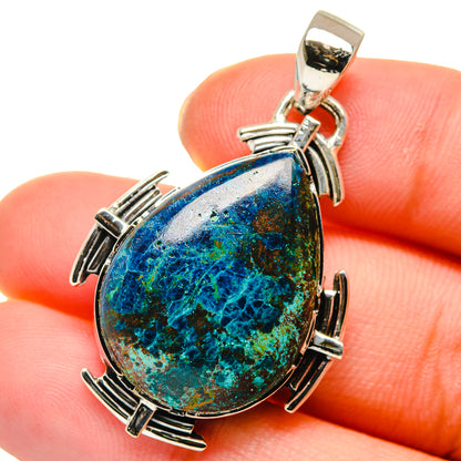 Shattuckite Pendants handcrafted by Ana Silver Co - PD17698