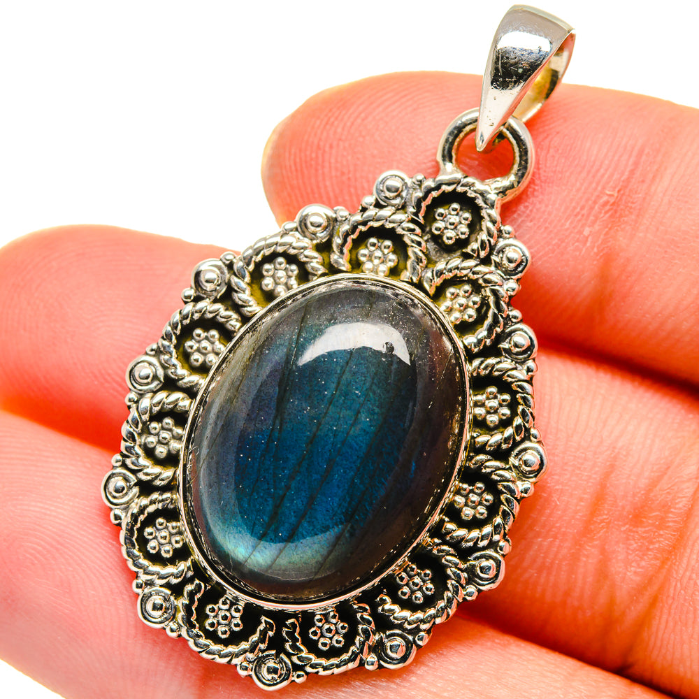 Labradorite Pendants handcrafted by Ana Silver Co - PD17699