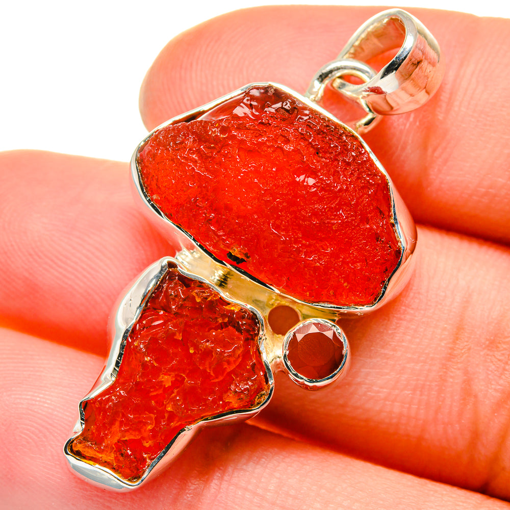 Carnelian Pendants handcrafted by Ana Silver Co - PD17707