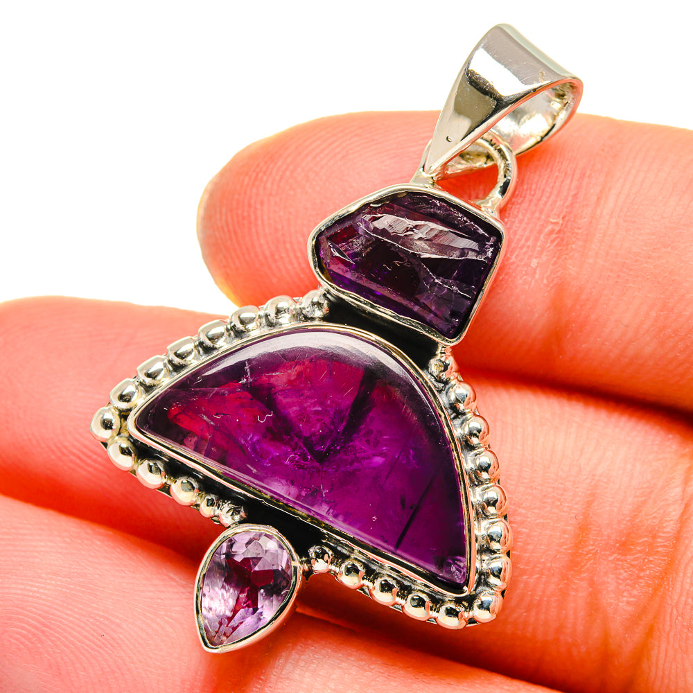 Star Amethyst Pendants handcrafted by Ana Silver Co - PD17709