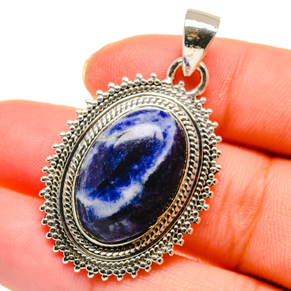 Sodalite Pendants handcrafted by Ana Silver Co - PD17720