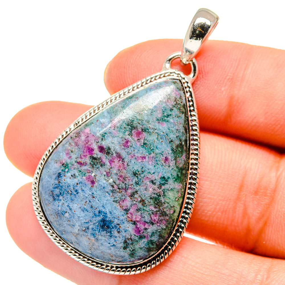 Ruby Fuchsite Pendants handcrafted by Ana Silver Co - PD17724