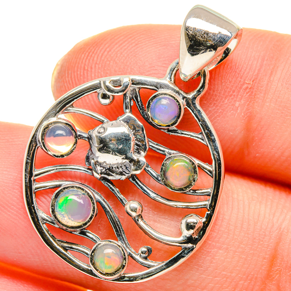 Ethiopian Opal Pendants handcrafted by Ana Silver Co - PD17735