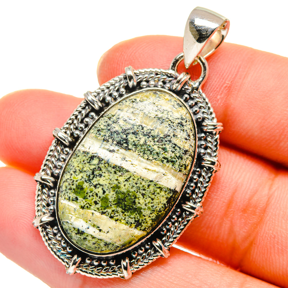 Lizard Jasper Pendants handcrafted by Ana Silver Co - PD17742