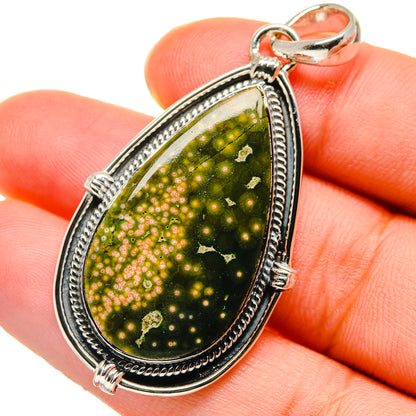 Ocean Jasper Pendants handcrafted by Ana Silver Co - PD17749