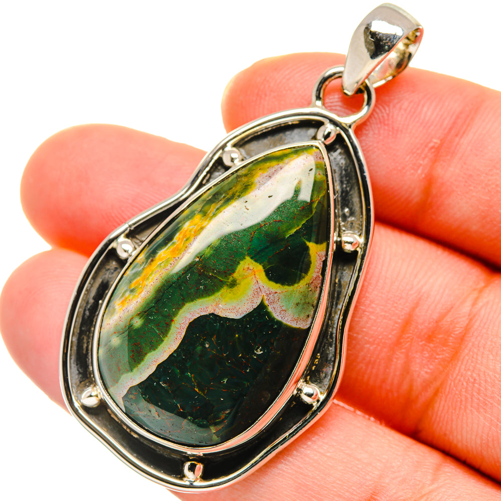 Ocean Jasper Pendants handcrafted by Ana Silver Co - PD17750
