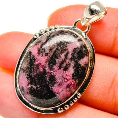 Rhodonite Pendants handcrafted by Ana Silver Co - PD17752