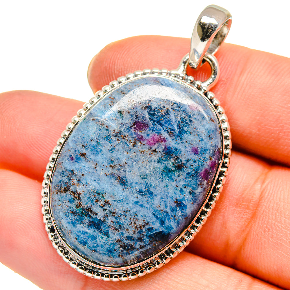 Ruby Fuchsite Pendants handcrafted by Ana Silver Co - PD17758