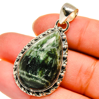 Seraphinite Pendants handcrafted by Ana Silver Co - PD17784