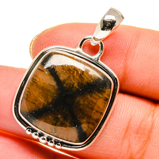 Chiastolite Pendants handcrafted by Ana Silver Co - PD17788