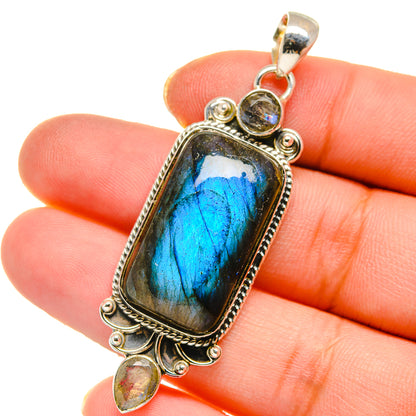 Labradorite Pendants handcrafted by Ana Silver Co - PD17789