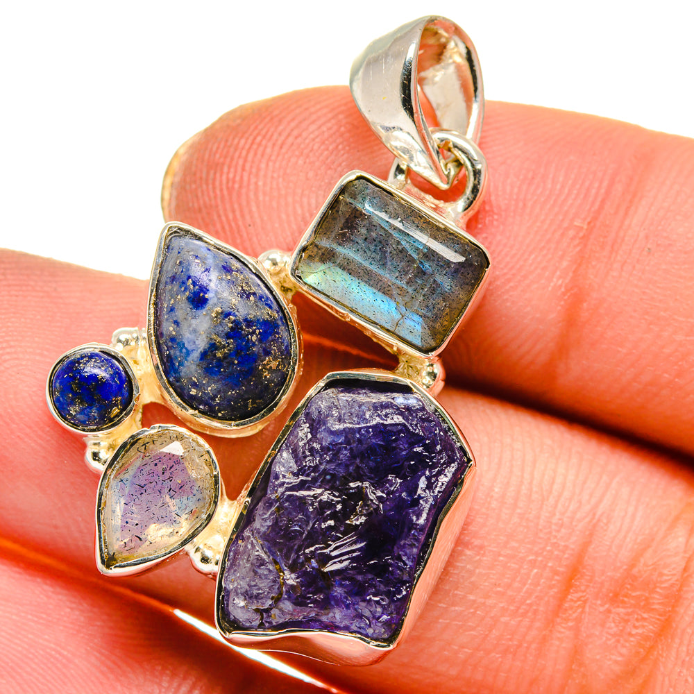 Tanzanite Pendants handcrafted by Ana Silver Co - PD17812