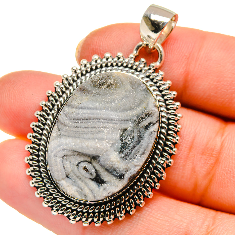 Desert Druzy Pendants handcrafted by Ana Silver Co - PD17821