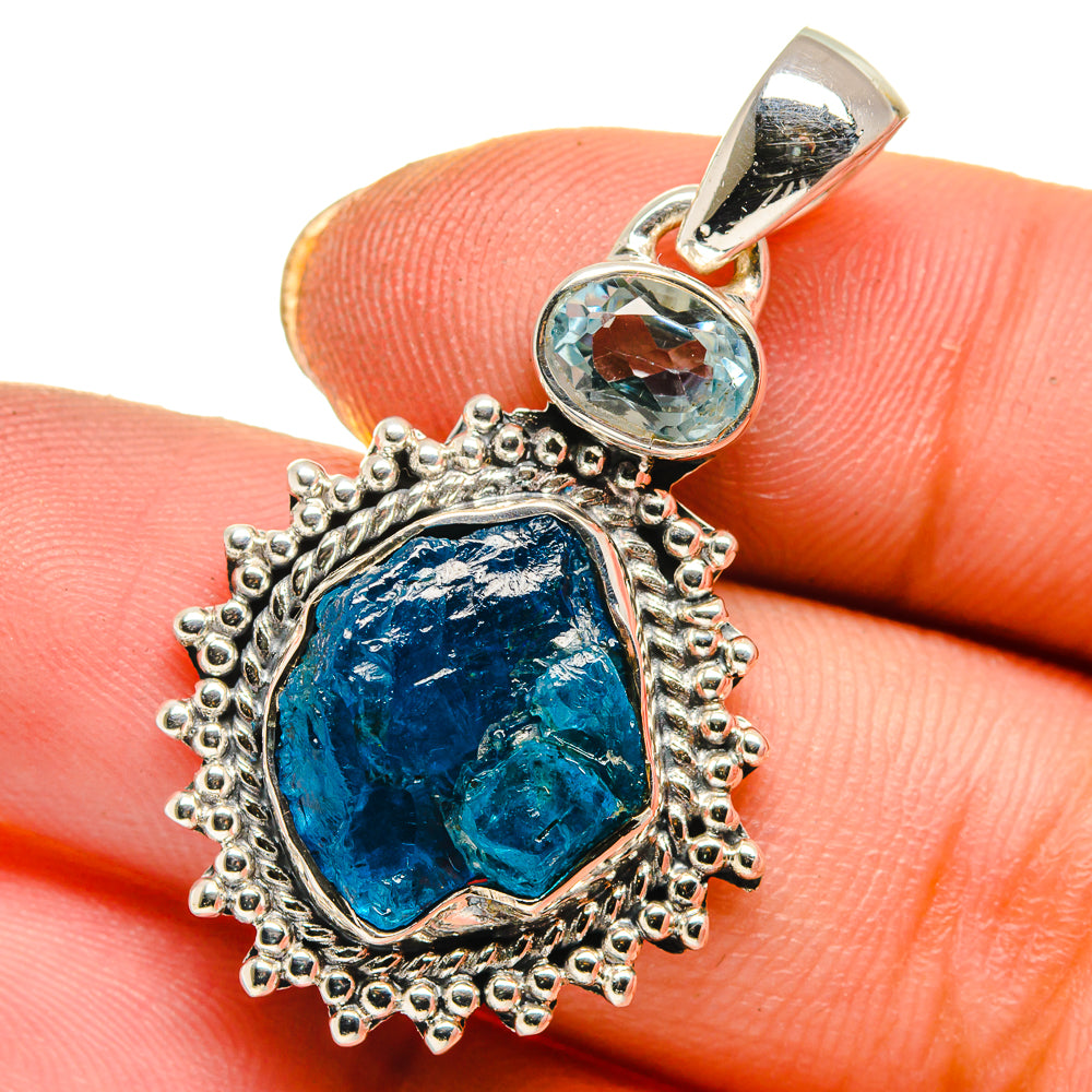 Apatite Pendants handcrafted by Ana Silver Co - PD17824