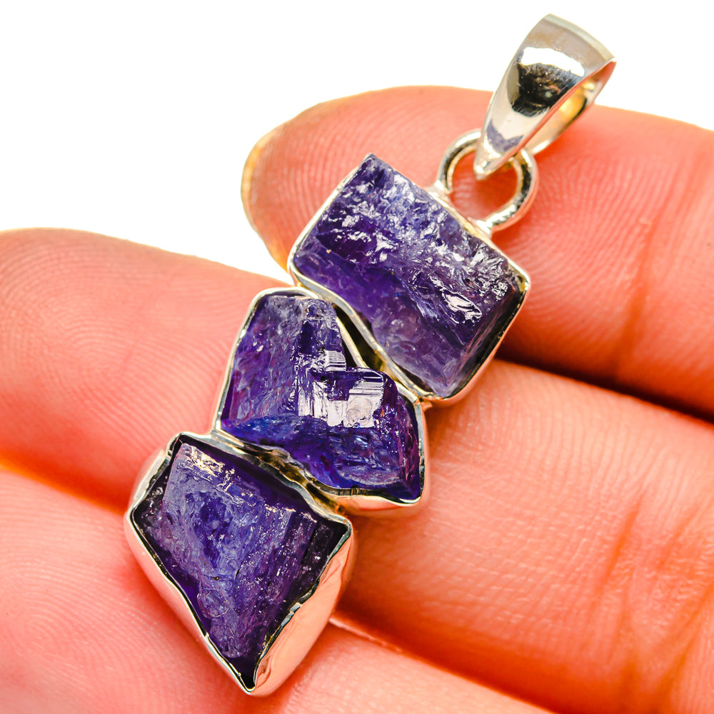 Tanzanite Pendants handcrafted by Ana Silver Co - PD17825