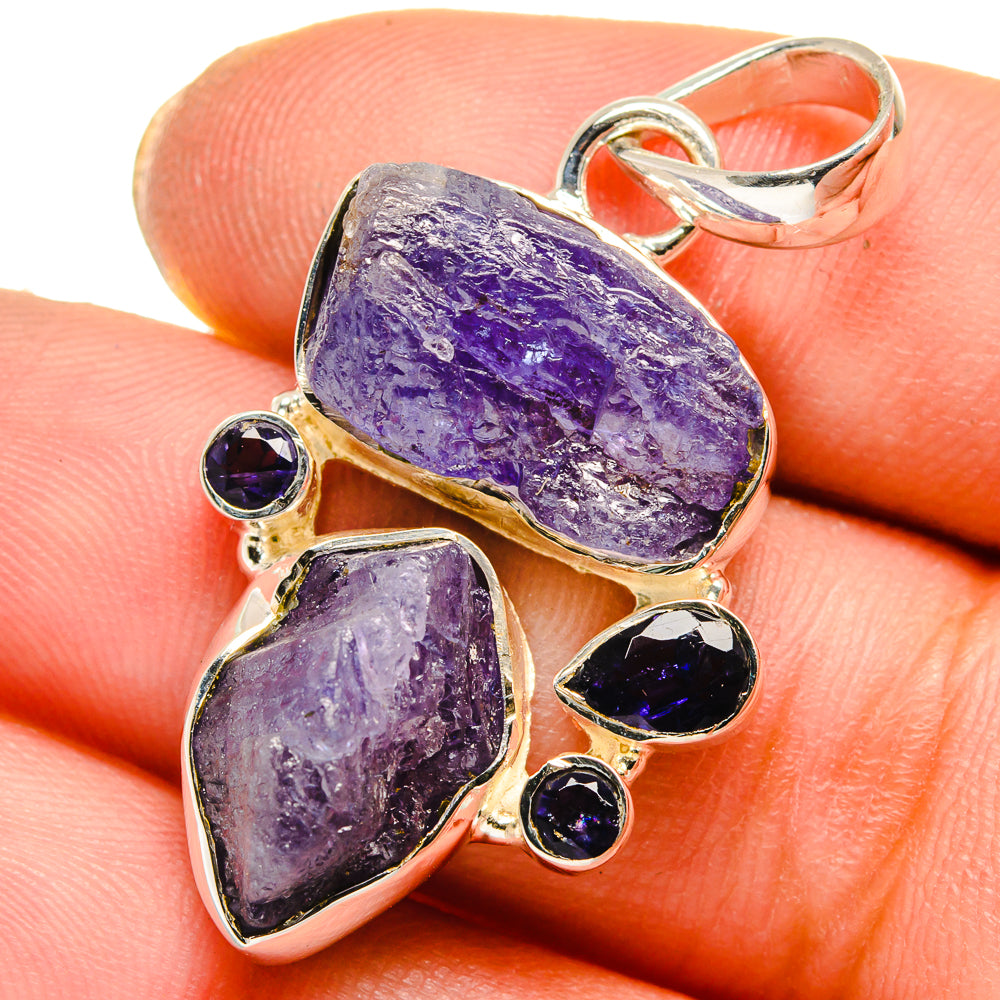 Tanzanite Pendants handcrafted by Ana Silver Co - PD17827