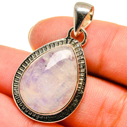 Rainbow Moonstone Pendants handcrafted by Ana Silver Co - PD17828