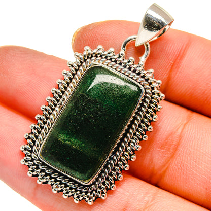 Green Aventurine Pendants handcrafted by Ana Silver Co - PD17830