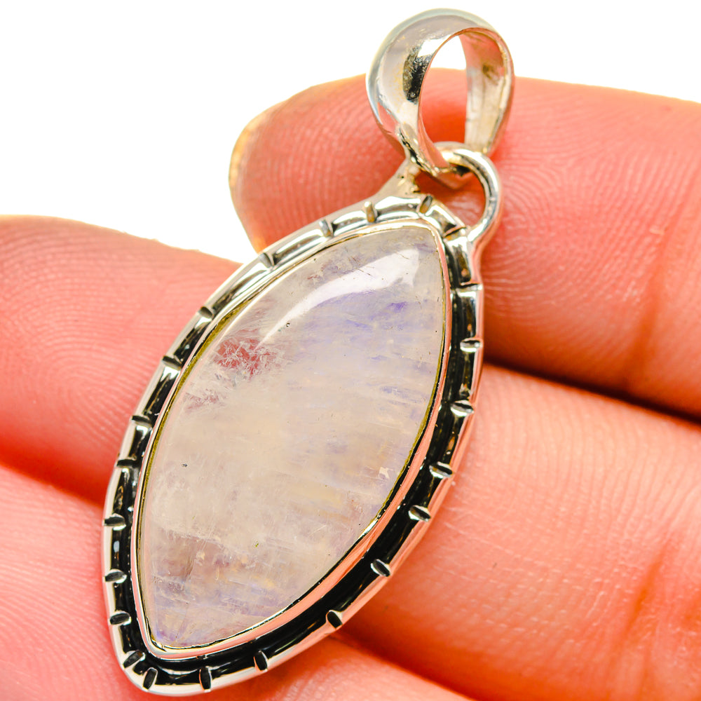 Rainbow Moonstone Pendants handcrafted by Ana Silver Co - PD17837