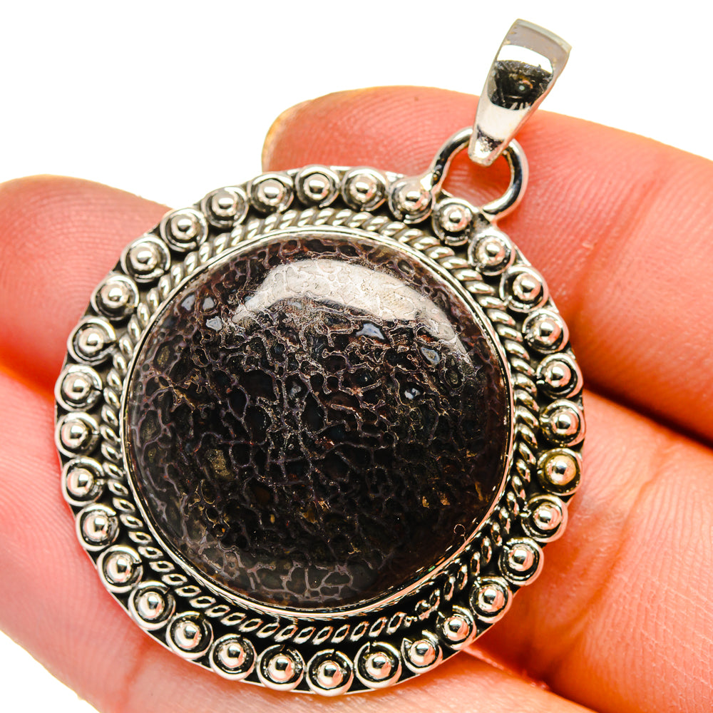Dinosaur Bone Pendants handcrafted by Ana Silver Co - PD17838
