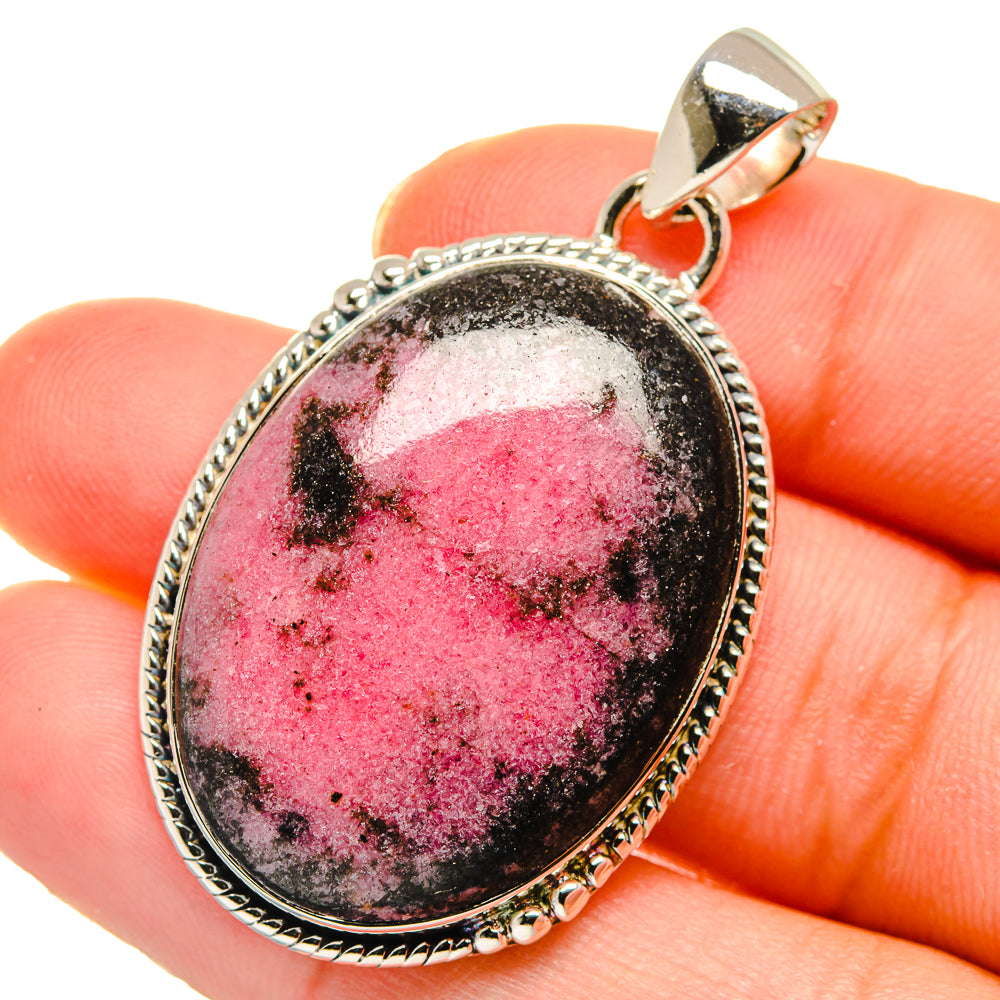 Rhodonite Pendants handcrafted by Ana Silver Co - PD17864