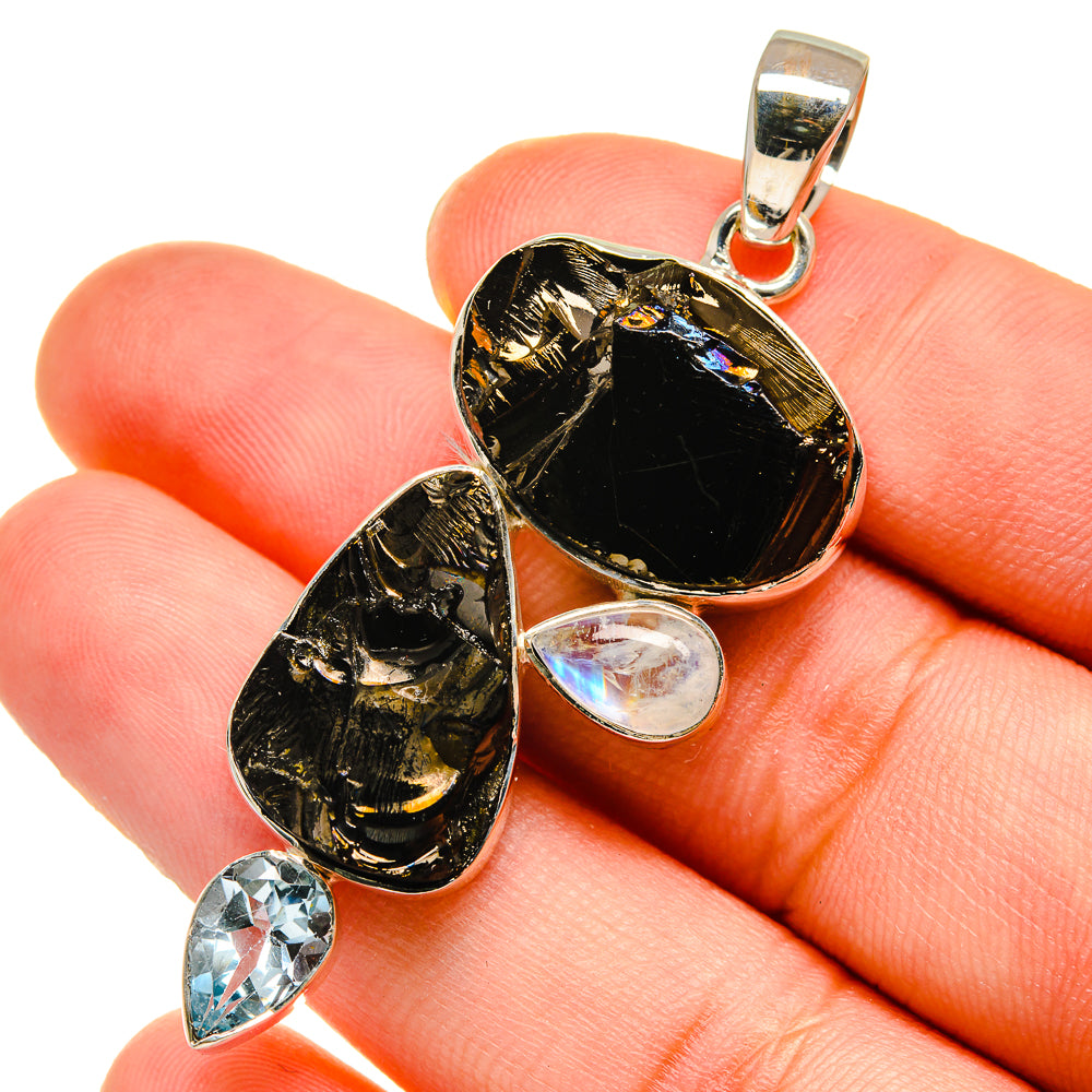 Shungite Pendants handcrafted by Ana Silver Co - PD17867