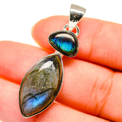 Labradorite Pendants handcrafted by Ana Silver Co - PD17872