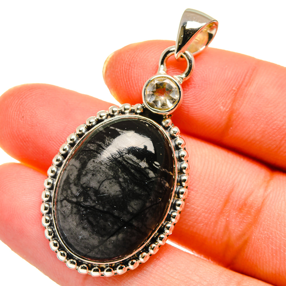 Picasso Jasper Pendants handcrafted by Ana Silver Co - PD17876