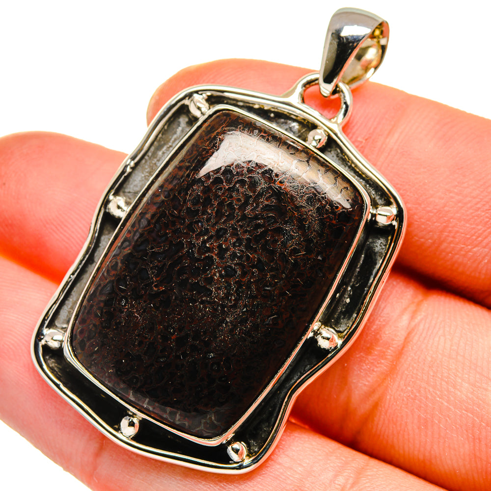 Dinosaur Bone Pendants handcrafted by Ana Silver Co - PD17877