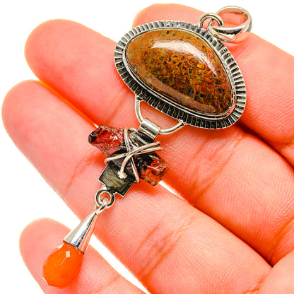 Dinosaur Bone Pendants handcrafted by Ana Silver Co - PD17879