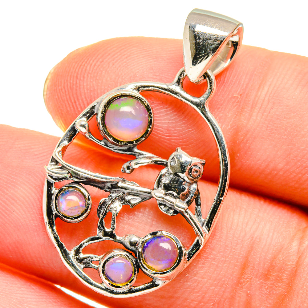 Ethiopian Opal Pendants handcrafted by Ana Silver Co - PD17880