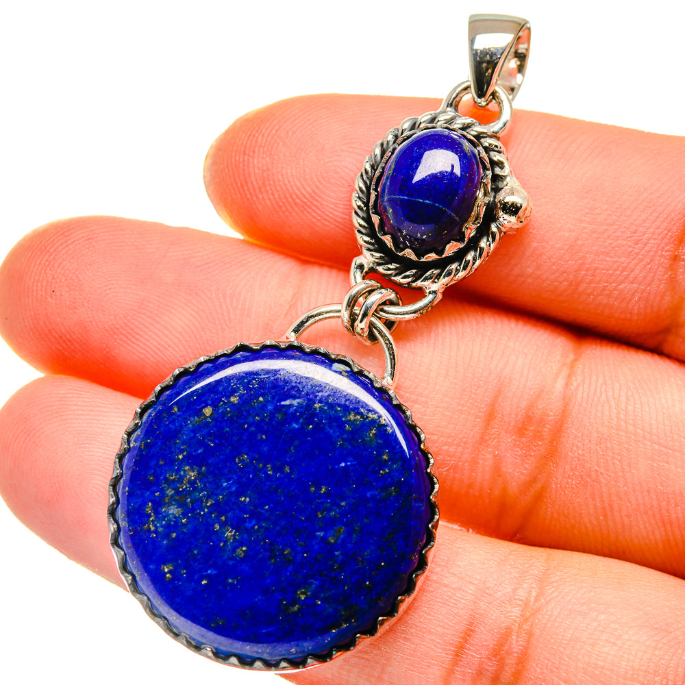 Lapis Lazuli Pendants handcrafted by Ana Silver Co - PD17883