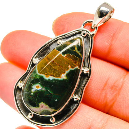 Ocean Jasper Pendants handcrafted by Ana Silver Co - PD17886