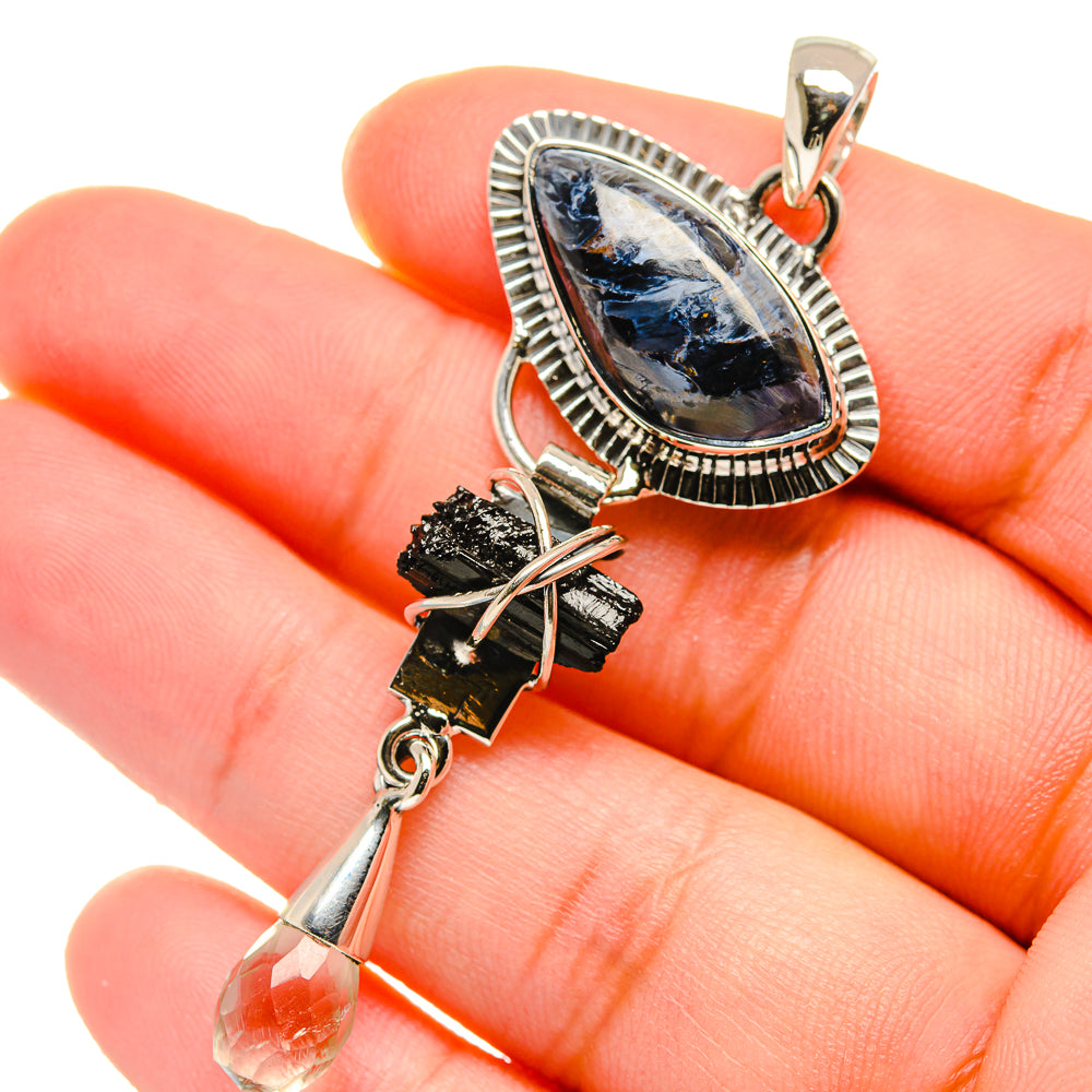 Pietersite Pendants handcrafted by Ana Silver Co - PD17888
