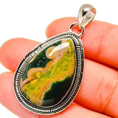 Ocean Jasper Pendants handcrafted by Ana Silver Co - PD17891