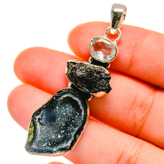 Coconut Geode Druzy Pendants handcrafted by Ana Silver Co - PD17899
