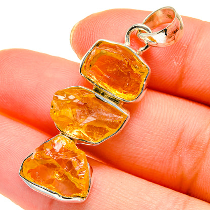 Citrine Pendants handcrafted by Ana Silver Co - PD17901