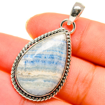 Blue Scheelite Pendants handcrafted by Ana Silver Co - PD17907