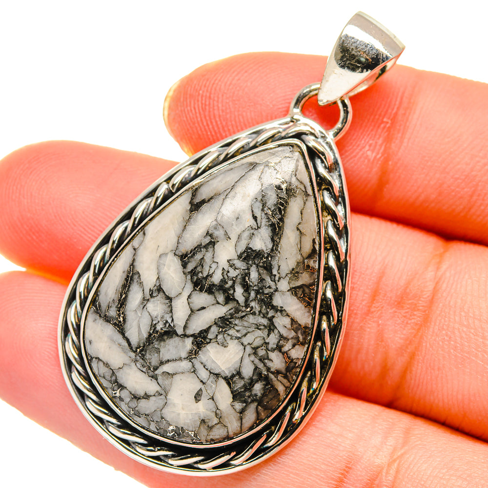 Pinolith Jasper Pendants handcrafted by Ana Silver Co - PD17913