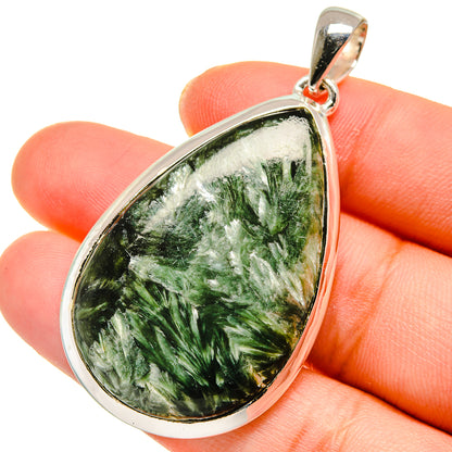 Serpahinite Pendants handcrafted by Ana Silver Co - PD17915