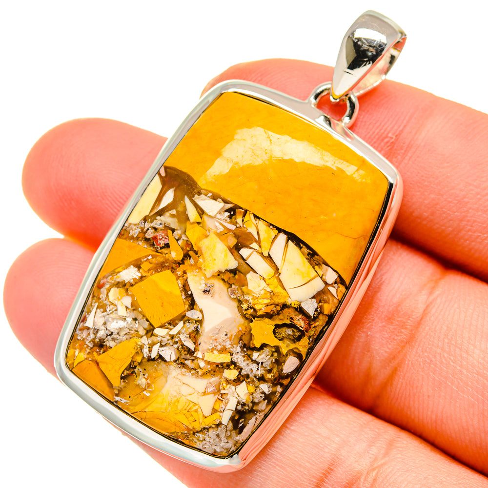 Brecciated Mookaite Pendants handcrafted by Ana Silver Co - PD17917
