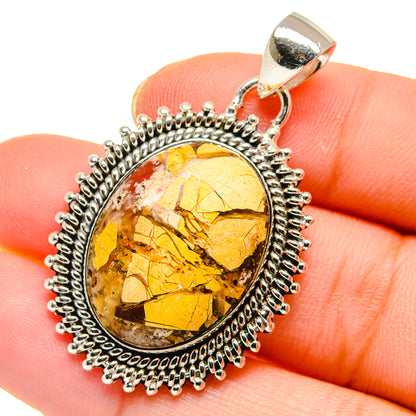 Brecciated Mookaite Pendants handcrafted by Ana Silver Co - PD17920