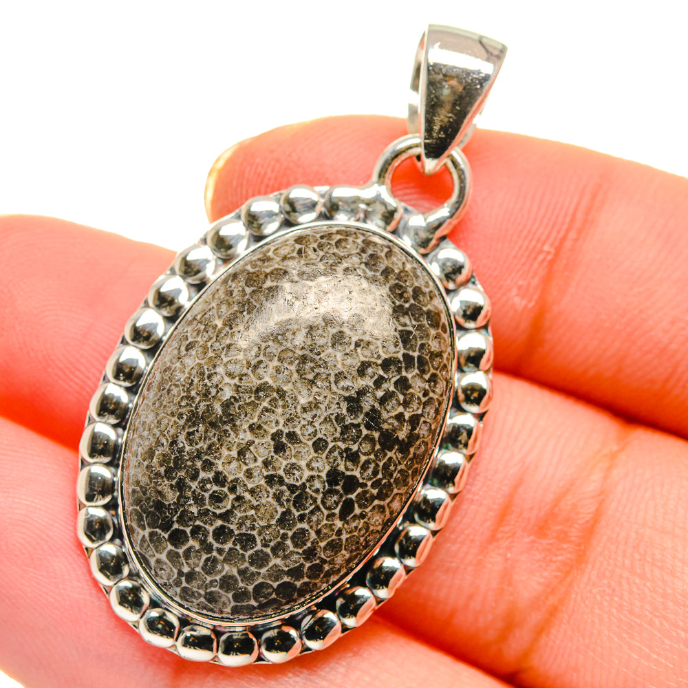 Dinosaur Bone Pendants handcrafted by Ana Silver Co - PD17934