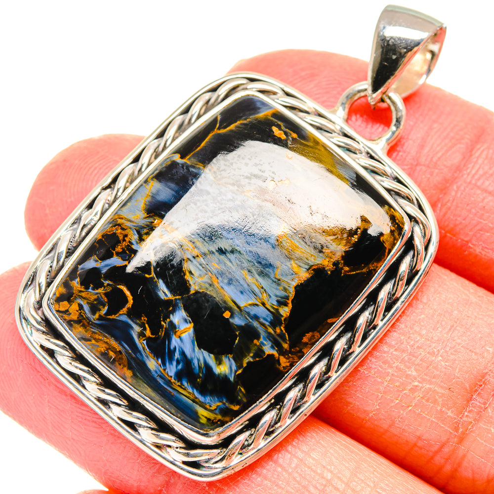 Pietersite Pendants handcrafted by Ana Silver Co - PD17941