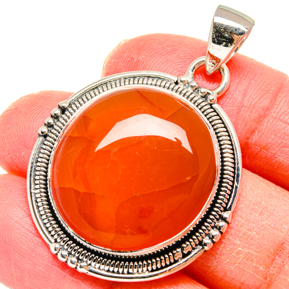 Carnelian Pendants handcrafted by Ana Silver Co - PD17942