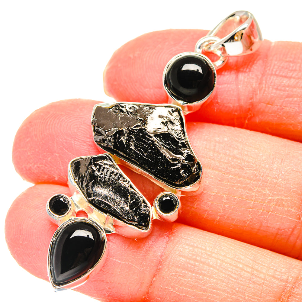 Shungite Pendants handcrafted by Ana Silver Co - PD17946